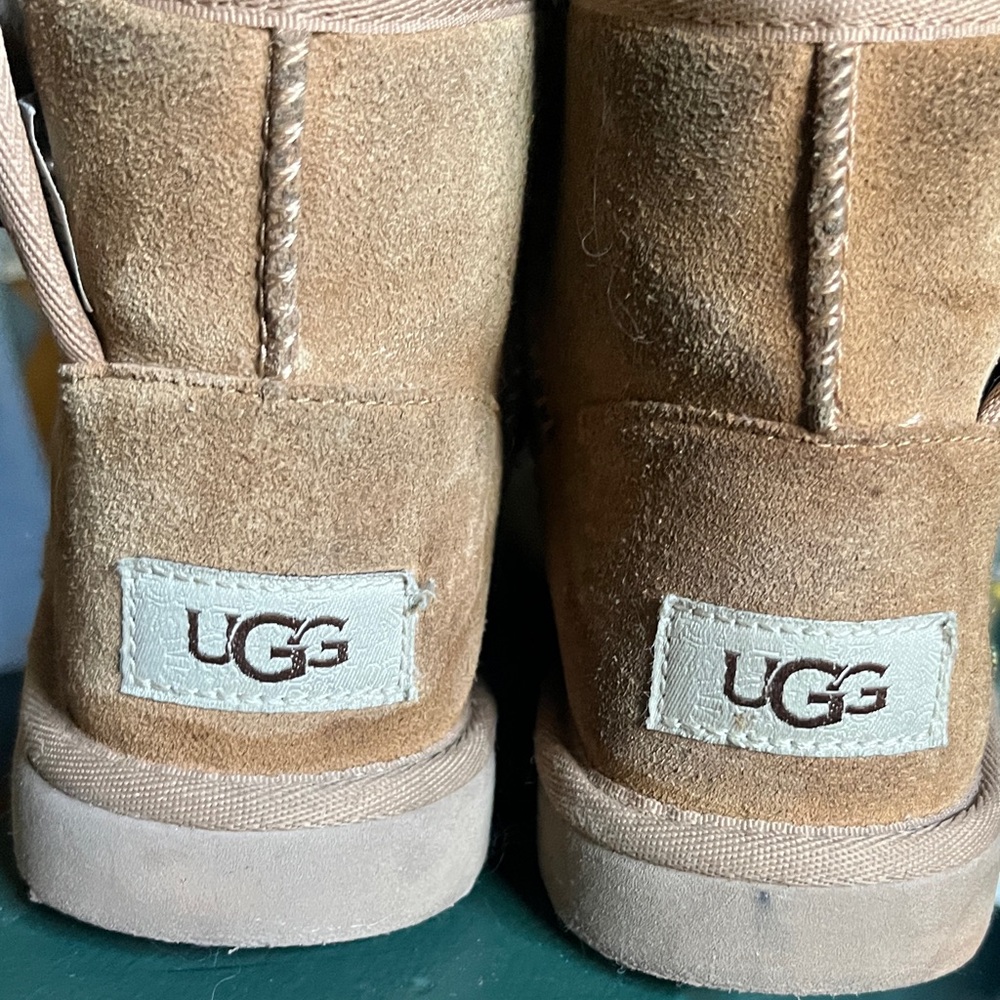 UGG Kids Tan Suede Boots